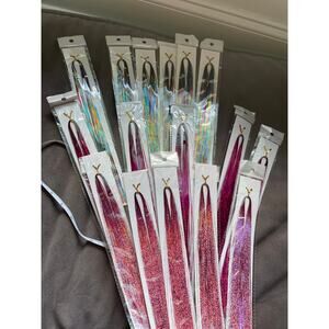 Hair Tinsel Bundle - 16 sets